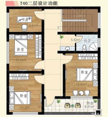 自建房5室2厅2卫一层建筑平面设计图(长13.5米宽11.5米)，4个房间一间厨房与餐厅一个棋牌室？建筑设计图