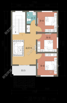 自建房10.8宽进深18.6米设计成3套房形如何设计？套房设计