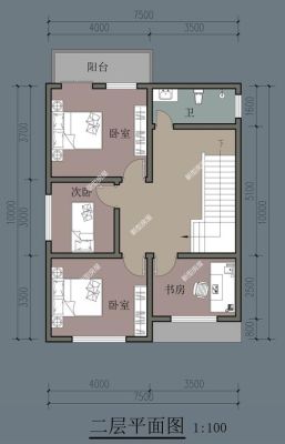 自建房10.8宽进深18.6米设计成3套房形如何设计？套房设计