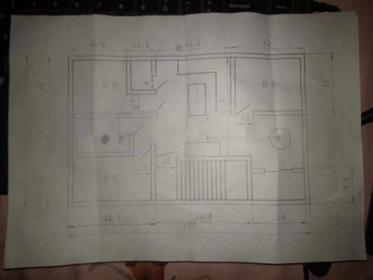 房屋平面图边上的参数是什么意思？房子设计平面图