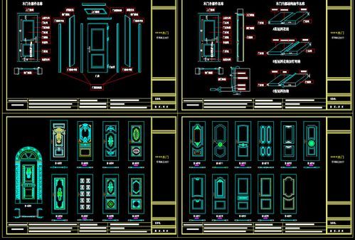 木门图纸怎么看？木门设计图片大全