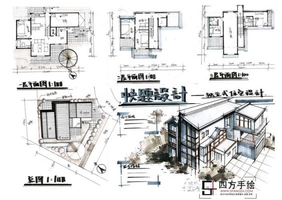 怎么学习，建筑快题设计啊？设计工作室手绘快题