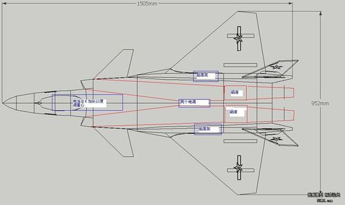 飞鸟战斗机做法？战斗机平面设计图