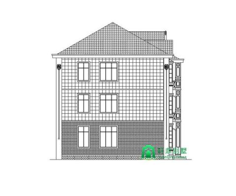 三楼外墙怎么施工？住宅楼三层楼外墙设计图