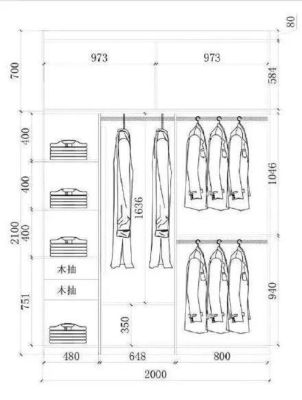 2.8米高衣柜尺寸标准？2.8米衣柜内部设计图