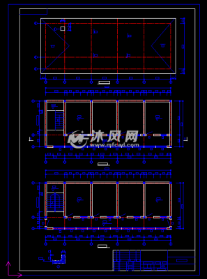 一楼厂房，二楼住人，是个长方形，二层长13米宽6米，三面彩光？长方形二楼平面设计图