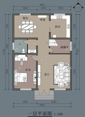 农村自建房一般进深8米几好？进深8米自建房屋设计图