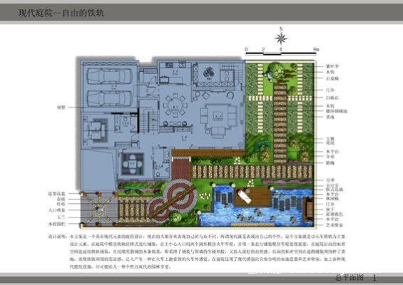 北方小院地面铺什么？现代庭院平面设计