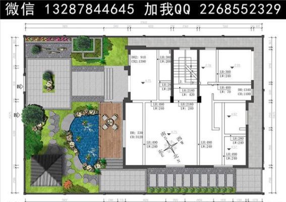 在农村100平米地皮建房如何规划设计平面图？小庭院设计平面设计图