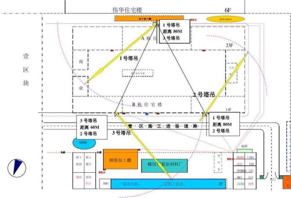 塔吊平面图怎样画？学画平面设计图