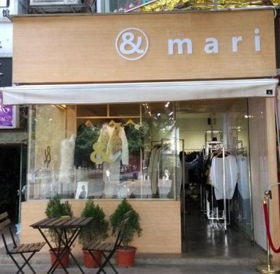 棉麻服装店门头小怎么吸引人？服装店招设计图片