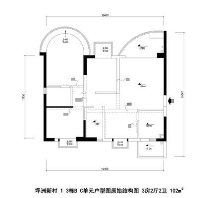 请帮忙看看A/B/C哪个户型做好，分别优缺点是什么？公共场所设计户型