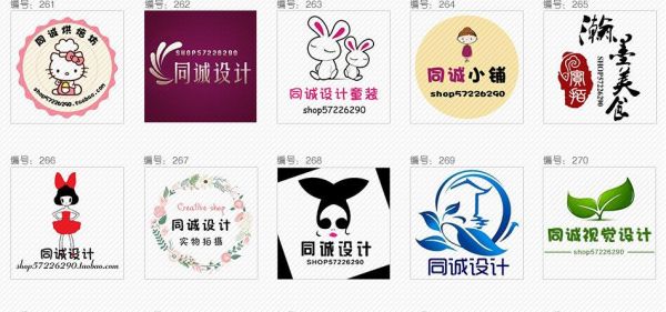 淘宝店铺logo尺寸大小是多大？公司logo设计标准尺寸大小