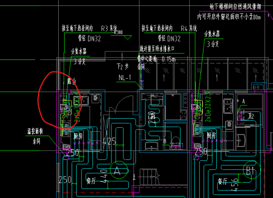 建筑暖通图纸bl是什么意思？暖通设计图什么意思