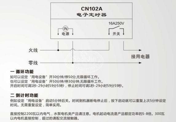 电源开关定时器设置说明？如何设计定时器