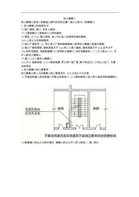 封闭楼梯间开门原则？室内封闭楼梯设计规范