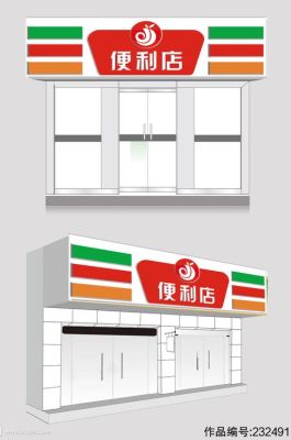 便利店招牌怎么做好看？创意店门设计图