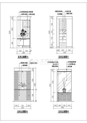 建筑图纸中的“玄关”是啥意思？建筑装饰设计图例