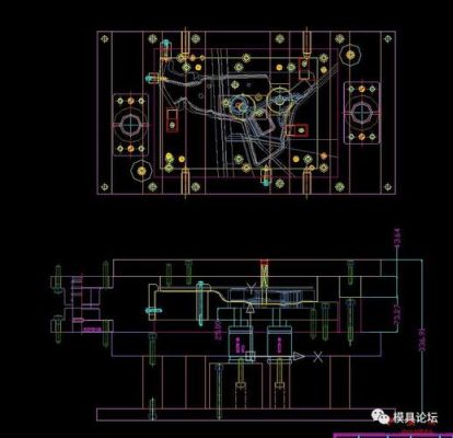 汽车模具图纸怎么看？模具设计图论坛