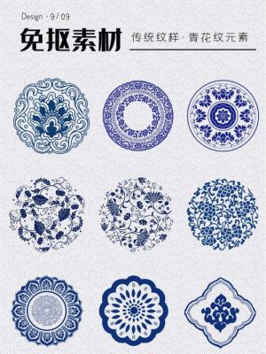 青花瓷的花纹是怎样画上去的？青花瓷图案设计说明