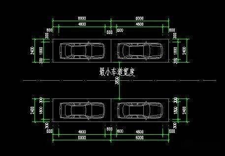 停车场小车尺寸标准规范？小车车库设计图