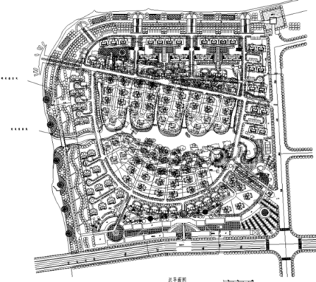 绿化cad图纸怎么看？小区绿地设计cad