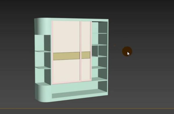 3dmax推拉门衣柜建模步骤？衣柜推拉门设计草图