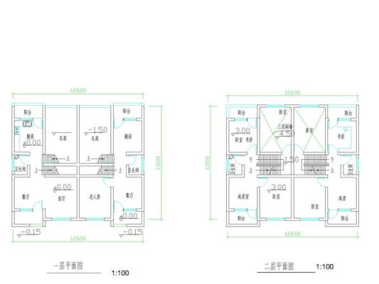 农村房座东朝西二层半怎样设计才好看实用实惠？座东朝西设计图