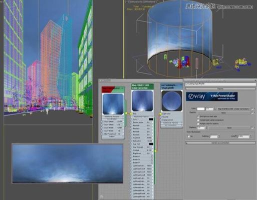 3DMAX里怎么让室外玻璃反射周围景色？3D室外设计自学