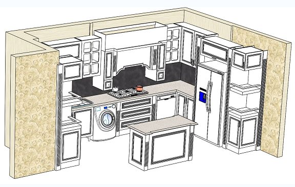 怎么用sw快速绘制柜子？solidwork橱柜设计