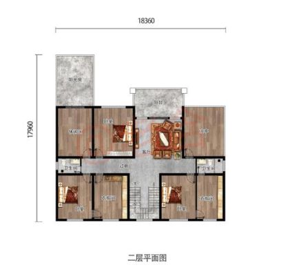 北方农家小院2层房屋设计图？山区楼房室内设计图