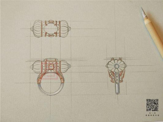 珠宝设计画立体图的基本功是什么？首饰设计毕业设计3dmax