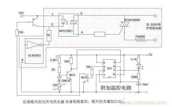 电热水器温度控制器原理如何？温度测控仪设计原理图