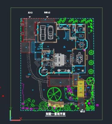 独栋别墅平面优化方案？住宅绿地设计平面图片大全