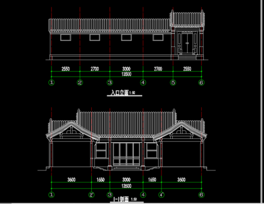 仿古建筑四合院每平米造价？200平四合院设计图纸