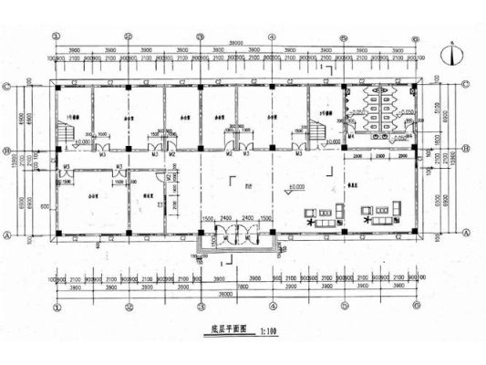 我要画一个办公楼的平面图，需要画轴线么，还是说一定要画的？办公楼大厅设计平面图