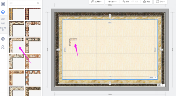 酷家乐怎么导入自己的瓷砖拼花？地砖拼花效果图 设计图