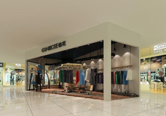 服装店用什么灯光效果好？服装店外墙灯光设计图片大全