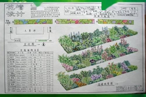 花境施工图是什么？花镜设计图纸