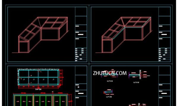 阳光房材料如何拼接？玻璃房图纸设计