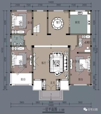 14x8.5的自建别墅？别墅设计图14米