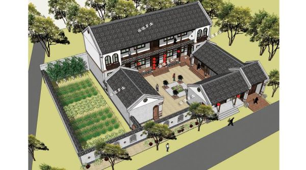 150平方能建四合院吗？乡村四合院的庭院设计