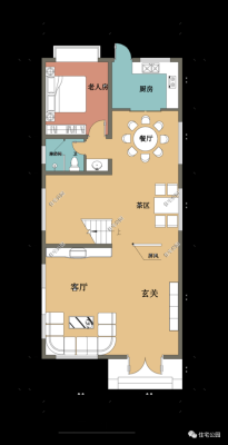 农村自建住宅，宽6.6米，长12米，如何设计户型？12 6农村别墅设计图