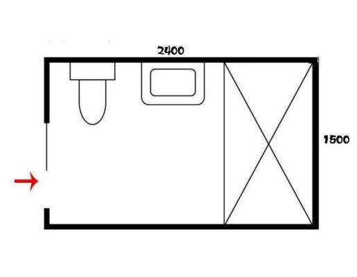 1.6米方形卫生间布局设计？方形厕所怎样设计图