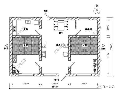 炕的建造方法？农村带火炕平房设计图