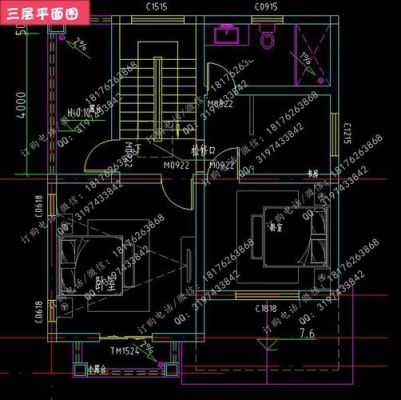 70平方三层框架农村自建房造价估计多少左右？70平方装修图纸设计图