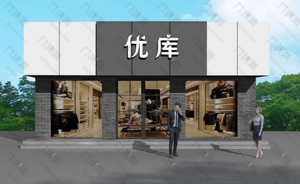 现在门面房的门头用什么材料做的好？日本服装店面门头设计