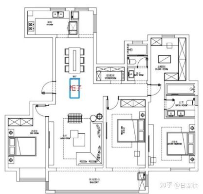 建筑图纸中的“玄关”是啥意思？玄关的设计平面图