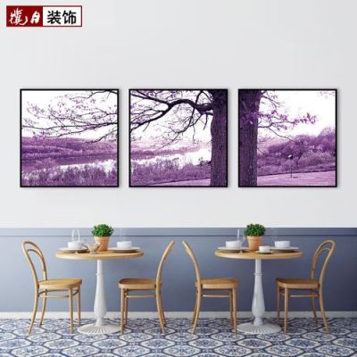 餐厅画和沙发背景画高度要一样吗？餐厅壁纸设计说明