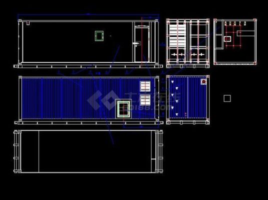 集装箱房怎么选？一个集装箱设计图纸
